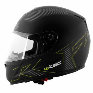 Moto Helma W-Tec V159  Black Elementor Green  L (59-60)