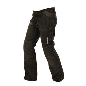 Pánské jeansové moto kalhoty Spark Track  černá  44/5XL