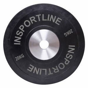 Gumový Kotouč Insportline Bumper Plate 20 Kg