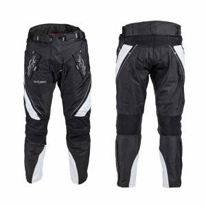 Dámské Moto Kalhoty W-Tec Kaajla Nf-2683  Černo-Bílá  Xxl