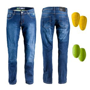 Pánské moto jeansy W-TEC C-2025  modrá  40