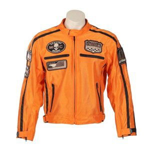 Letní moto bunda BOS 6488 oranžová  oranžová  5XL