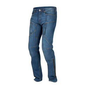 Pánské Jeansové Moto Kalhoty Rebelhorn Hawk  Modrá  30