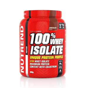 Práškový Koncentrát Nutrend 100% Whey Isolate 900G  Jahoda