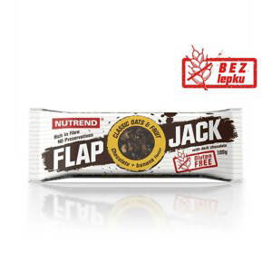 Tyčinka Nutrend FlapJack GLUTEN FREE 100g  švestka+lískový ořech