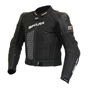 Pánská kožená moto bunda Spark ProComp  černá  3XL