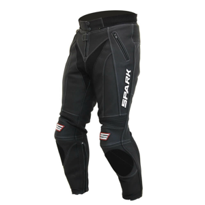 Pánské kožené moto kalhoty Spark ProComp  černá  XL