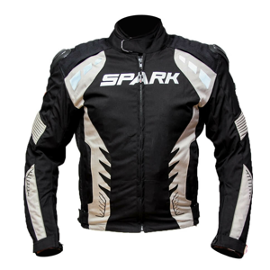 Pánská Textilní Moto Bunda Spark Hornet  Černá  6Xl