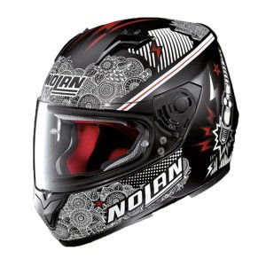 Moto Helma Nolan N64 Let's Go Flat Black  Xl (61-62)