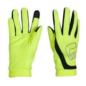 Běžecké rukavice Newline Thermal Gloves Visio  Neon  S
