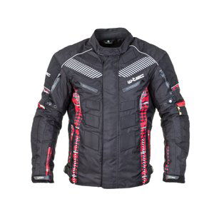 Pánská Moto Bunda W-Tec Kamicer Nf-2100  Černo-Červená  M