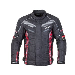 Pánská Moto Bunda W-Tec Kamicer Nf-2100  Černo-Červená  Xl