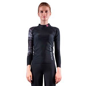 Dámské tričko pro vodní sporty Aqua Marina Illusion  černá  XL