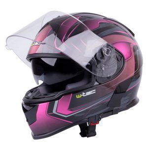 Moto Přilba W-Tec V126  Fuchsia  S (55-56)