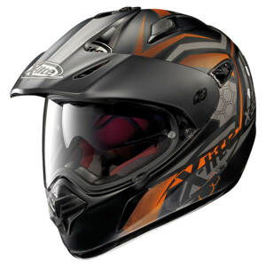 Moto Helma X-Lite X-551 Gt Kalahari N-Com Flat Black-Orange