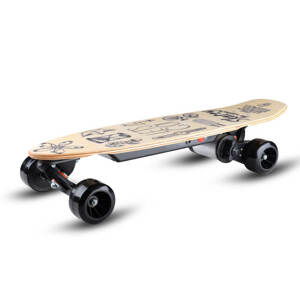 Elektrický Skateboard Skatey 150L Wood Art