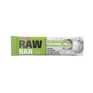 Tyčinka Nutrend Raw Bar 50 G  Kešu+Jablko