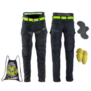 Pánské Moto Jeansy W-Tec Aredator  Černá  38