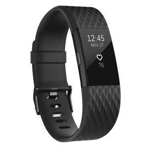 Fitness Náramek Fitbit Charge 2 Black Gunmetal  S