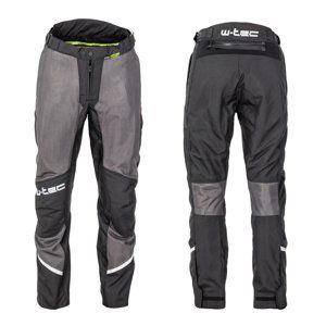 Pánské Letní Moto Kalhoty W-Tec Alquizar  Black-Grey  4Xl