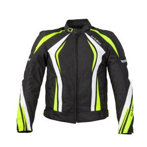 Pánská moto bunda W-TEC Chagalero  Black-Yellow-White  XXL