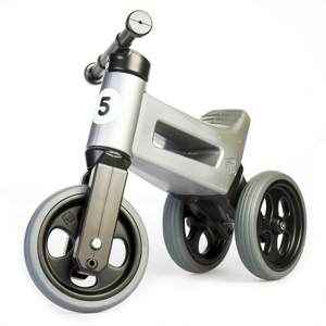 Odrážedlo Funny Wheels Rider Sport 2V1  Silver Grey