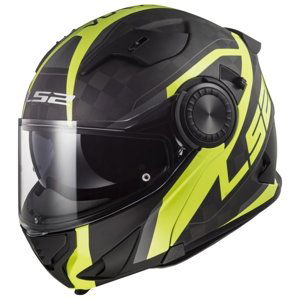 Výklopná Přilba Ls2 Ff313 Vortex  Carbon Hi Vis Yellow  Xl (61-62)