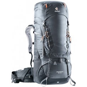 Expediční Batoh Deuter Aircontact 55 + 10  Graphite-Black