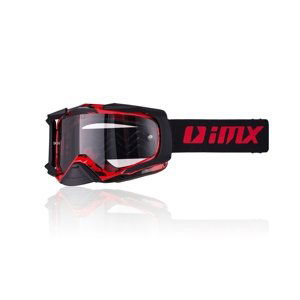 Motokrosové brýle iMX Dust Graphic  Red-Black Matt