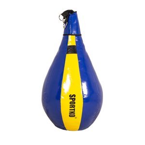Boxovací pytel SportKO GP4 52x70cm / cca 10kg  modro-žlutá