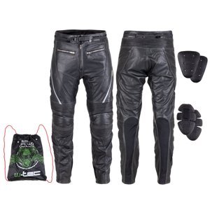 Kožené moto kalhoty W-TEC Vilglen  černá  XL