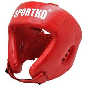 Boxerský Chránič Hlavy Sportko Ok2  Červená  M