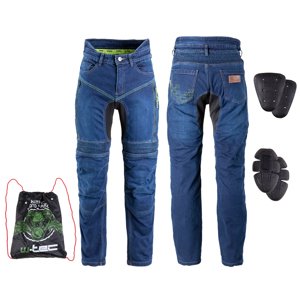 Pánské Moto Jeansy W-Tec Biterillo  Modrá  4Xl