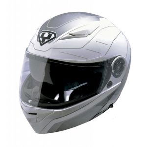 Výklopná Moto Helma Yohe 950-16  White-Grey  Xxl (63-64)