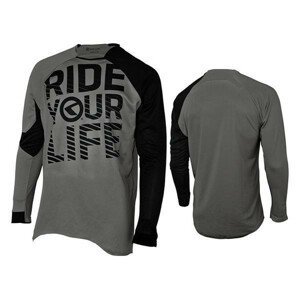 Enduro dres Kellys Ride Your Life dlouhý rukáv  šedá  XL
