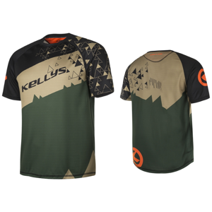 Enduro Dres Kellys Tyrion Krátký Rukáv  Green  L