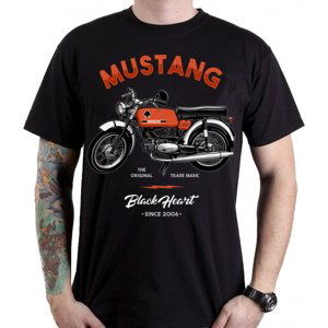 Triko Black Heart Mustang  Černá  3Xl