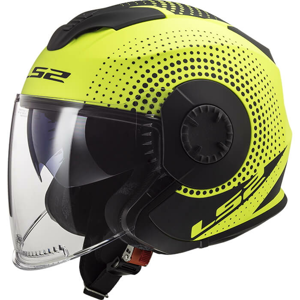 Moto Přilba Ls2 Of570 Verso  Spin Matt Hi Vis Yellow  Xl (61-62)