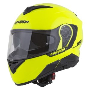 Moto přilba Cassida Compress 2.0 Refraction  žlutá fluo/černá/šedá