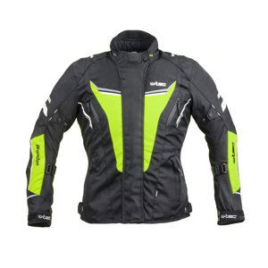 Dámská Moto Bunda W-Tec Brandon Lady  Xxl  Černá-Fluo Žlutá