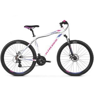 Dámské horské kolo Kross Lea 3.0 27,5" - model 2020  bílo-fialová