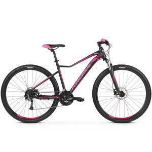 Dámské horské kolo Kross Lea 6.0 27,5" - model 2020  černo-růžová