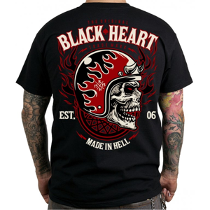 Triko BLACK HEART Hatter  černá  XXL