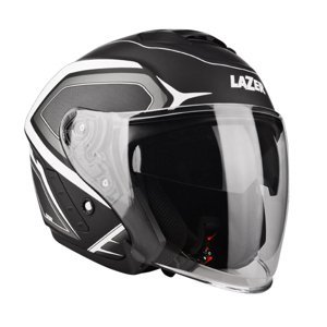 Moto Přilba Lazer Tango Hexa  Black-White Matt  L (59-60)