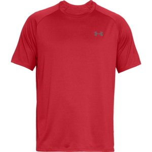 Pánské triko Under Armour Tech SS Tee 2.0  Red/Graphite  M