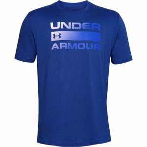 Pánské triko Under Armour Team Issue Wordmark SS  American Blue  L