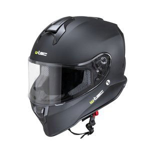 Moto Přilba W-Tec Integra Solid  Matt Black  L (59-60)