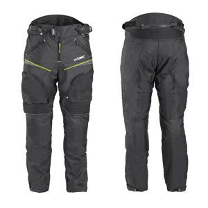 Pánské Moto Kalhoty W-Tec Propant  Černá-Fluo Žlutá  4Xl