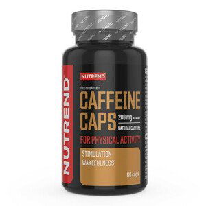 Kofeinový Stimulant Nutrend Caffeine Caps, 60 Kapslí