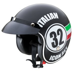 Moto přilba W-TEC Café Racer  Italian 32  L (59-60)